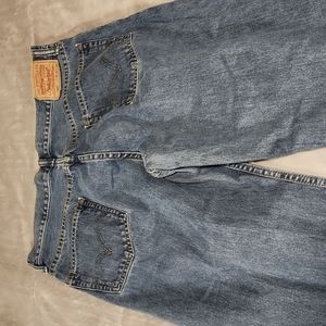 550 Levi's Blue Denim Jeans Mens Size 36x30 Relaxed Fit